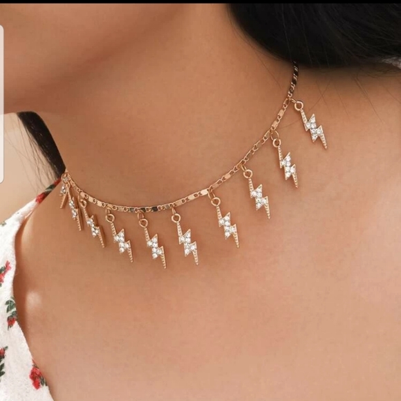 Nikkiwallflower Jewelry - *Kiki* Lightening Choker